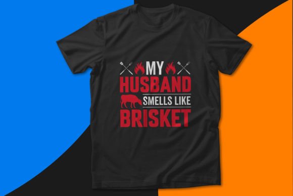 BBQ Typography Graphics for T-Shirt Designs