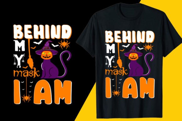 Behind My Mask I Am: A Versatile T-Shirt Design for Creative Marketers