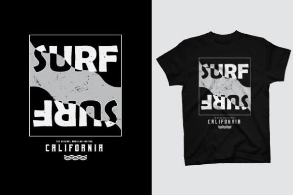 Capturing the Vibe: T-SHIRT DESIGN - CALIFORNIA SURFING