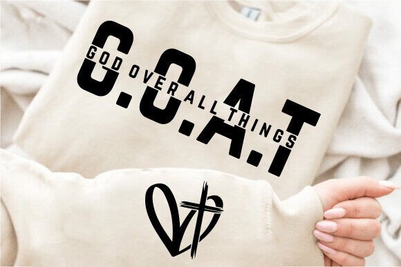 Christian Sleeve Shirt Design: Faith SVG Graphics