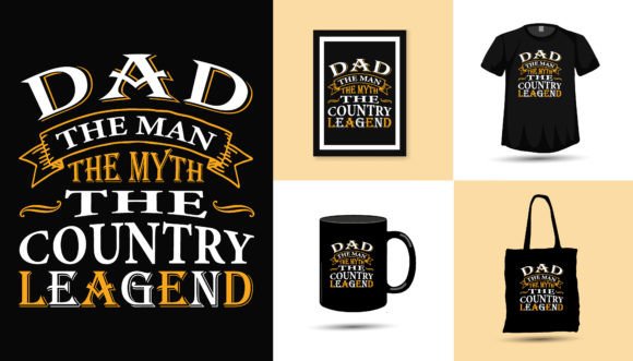 Country Dad Fathers Day Tshirt Design for Graphics & T-Shirts
