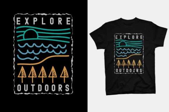 Explore Outdoor T-Shirt Designs: Perfect for Local Branding