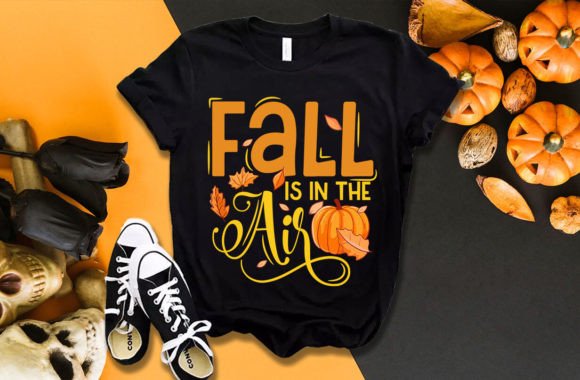 Fall is in the Air: A Cozy Autumn T-Shirt Design