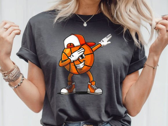 Funny Basketball Dabbing T-Shirt Design Graphics Review