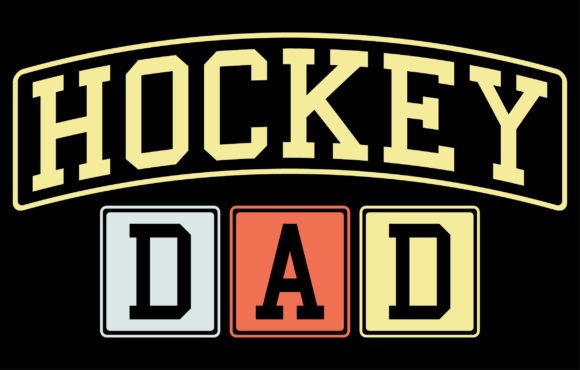 Hockey Dad T-shirt Design: A Versatile Graphics Asset