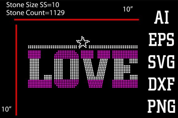 Love Rhinestone Graphics for T-Shirt Designs Review