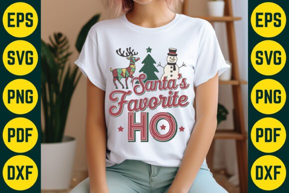 Santa's Favorite Ho Graphics for T-Shirt Designs