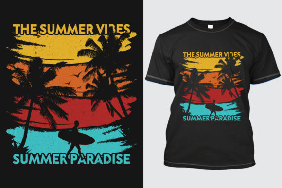 Summer T-shirt Design 19: A Vibrant Addition to Graphics